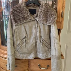 Faux Leather Vegan Moto Jacket